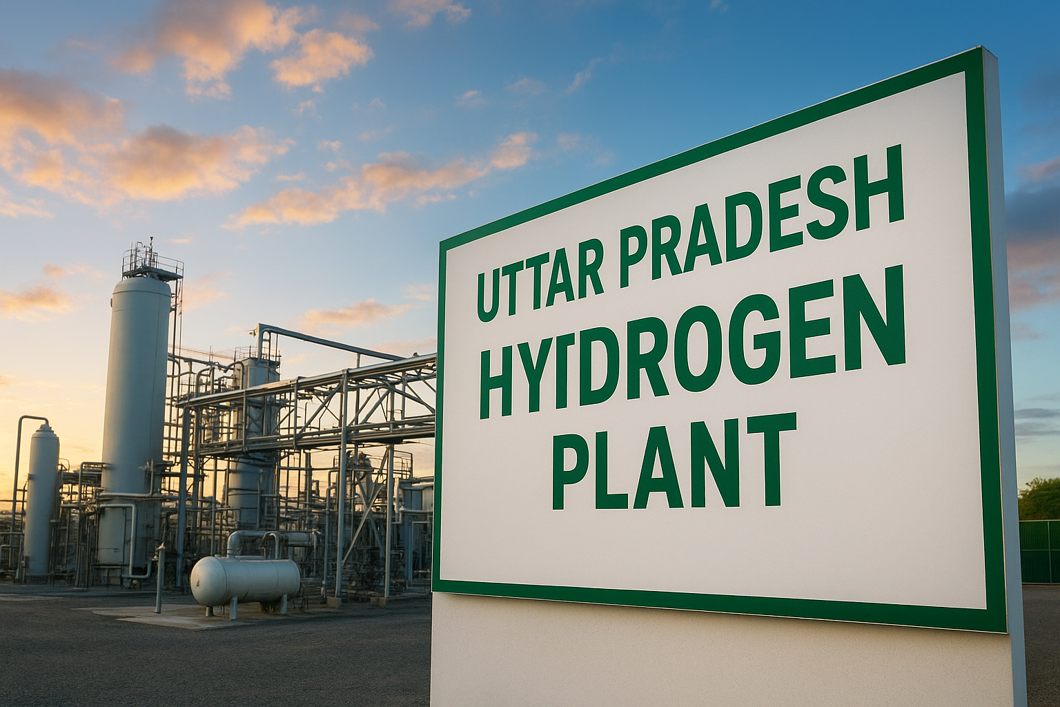 उत्तर प्रदेश ग्रीन हाइड्रोजन प्लांट 2025