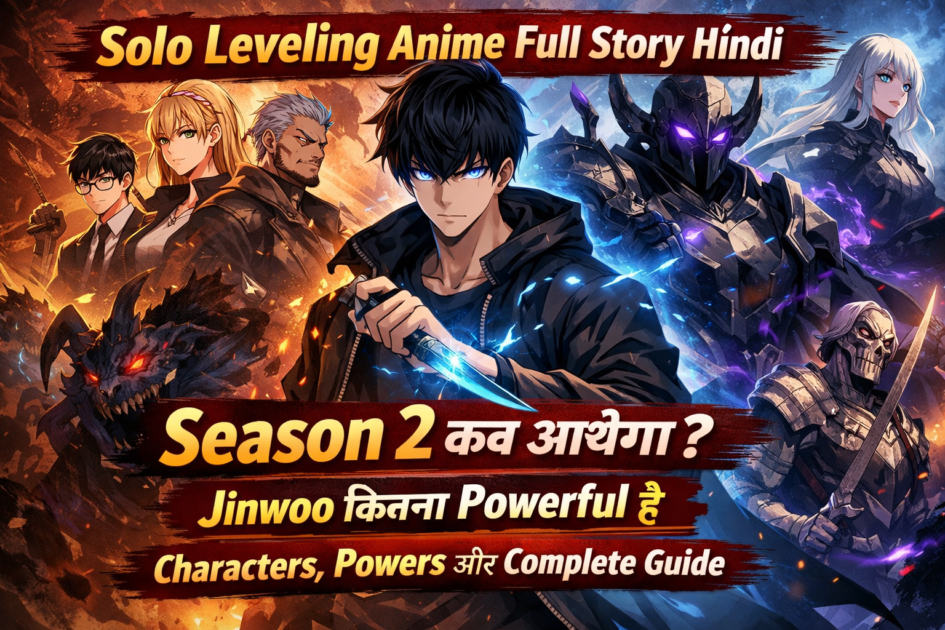 Solo Leveling Anime Full Story Hindi guide with Sung Jinwoo shadow army, Season 2 release date, characters, powers and complete anime explanation