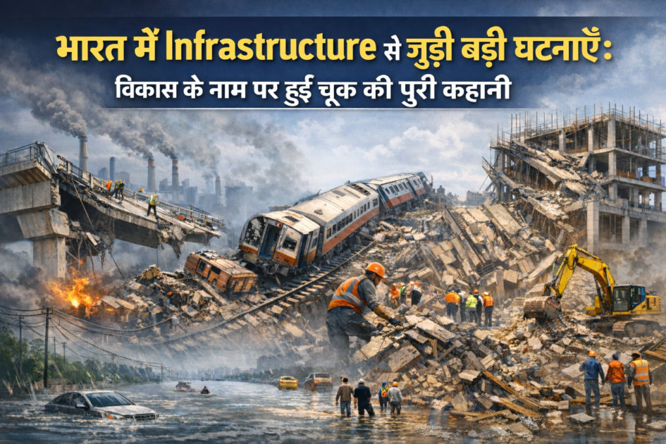 भारत में इंफ्रास्ट्रक्चर हादसे, पुल गिरने और सिस्टम फेलियर की सच्चाई दिखाती रिपोर्ट